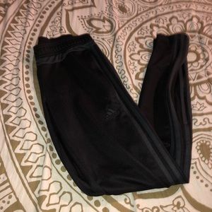 Black Striped Adidas Sweatpants